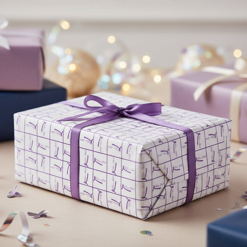 “Here. Still.” Wrapping Paper — Elegant Epilepsy Awareness Gift Wrap