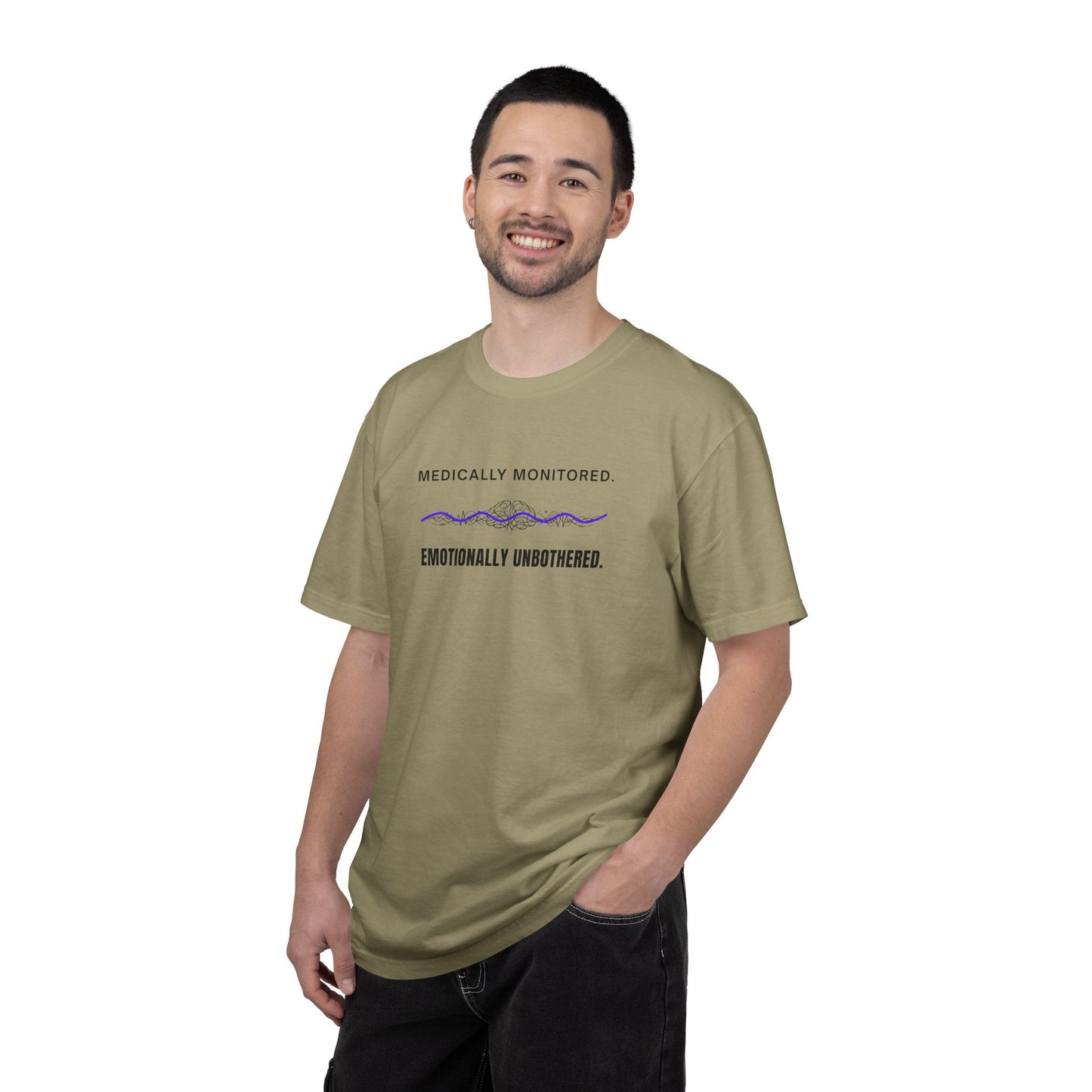 Medically Monitored. Emotionally Unbothered. – Epilepsy Awareness T-Shirt