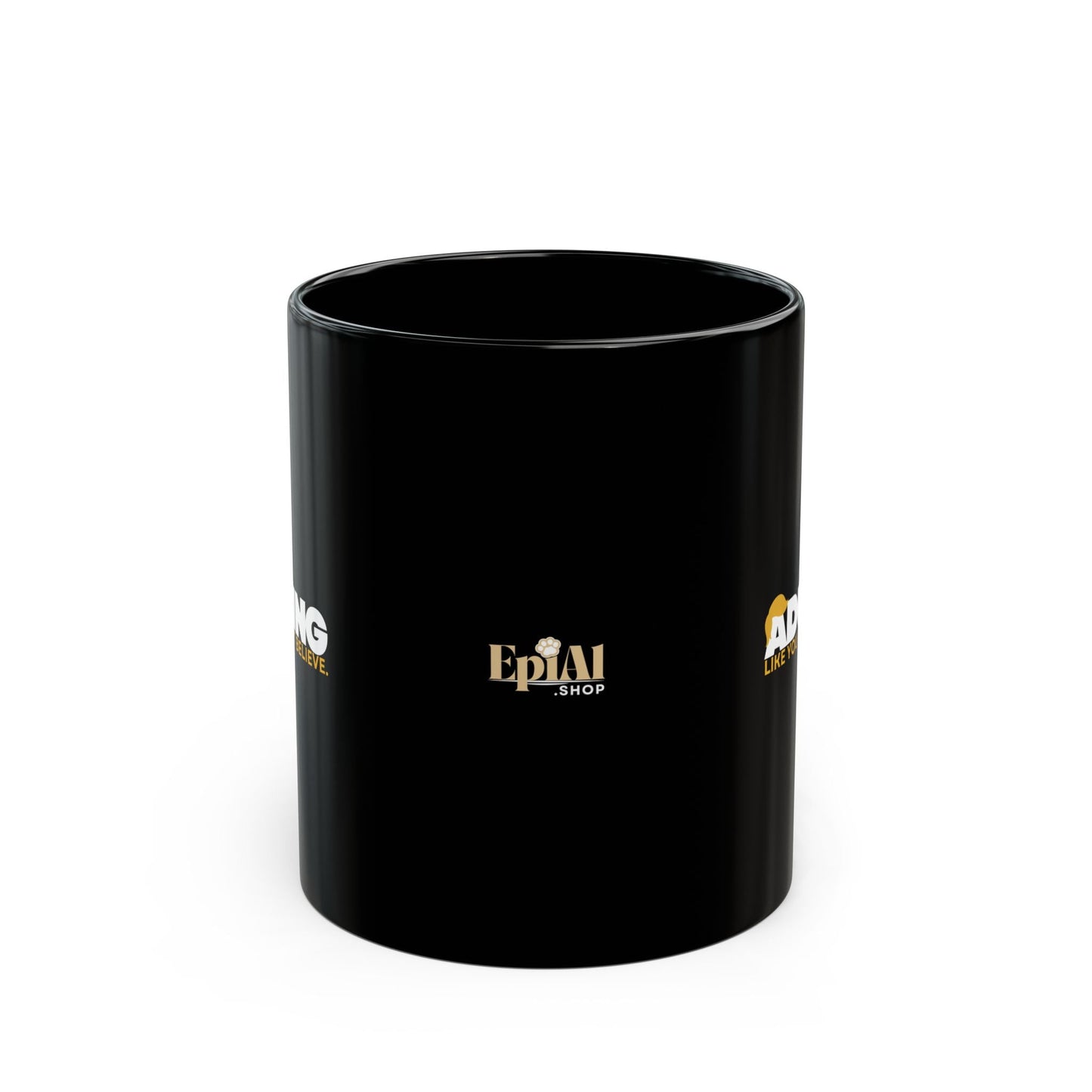 Adulting, Like You Wouldn’t Believe – Black Ceramic Coffee Mug (11oz & 15oz)