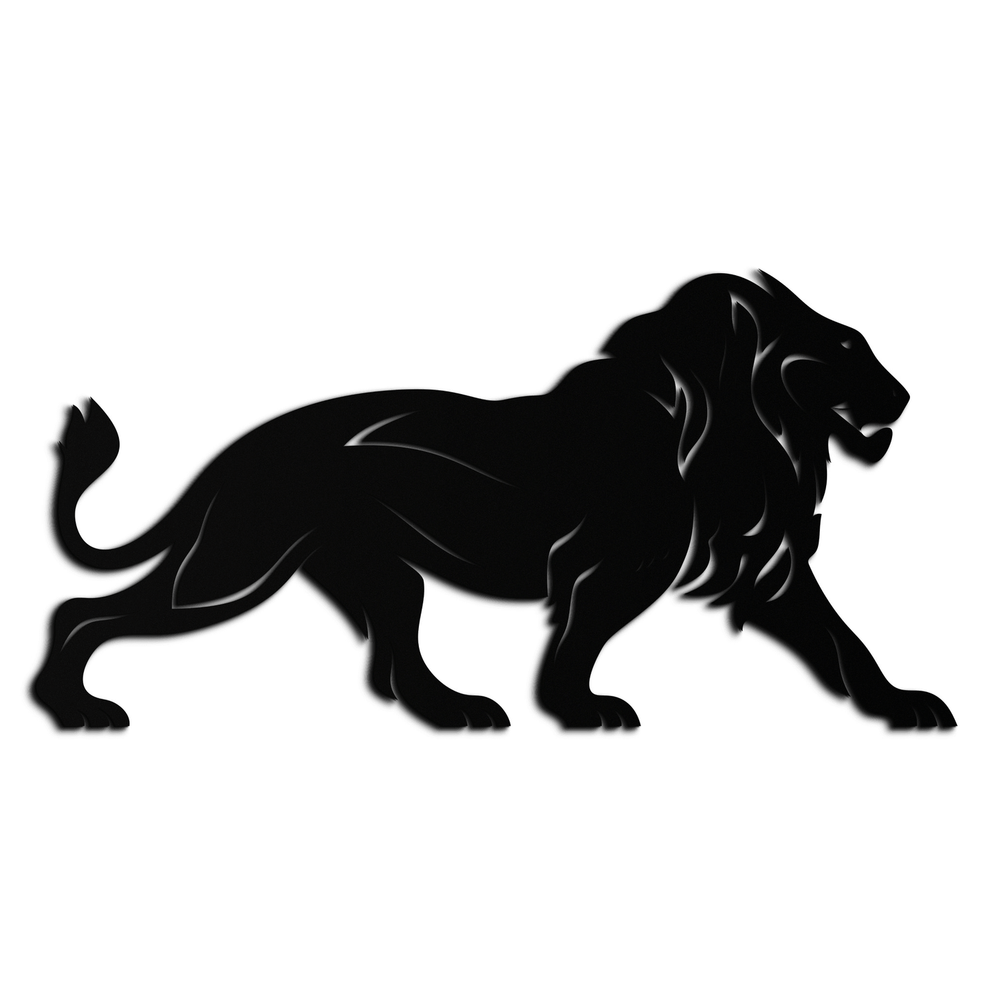 Majestic Lion Wall Art - Steel Wall Decor for Home and Office -KAF002