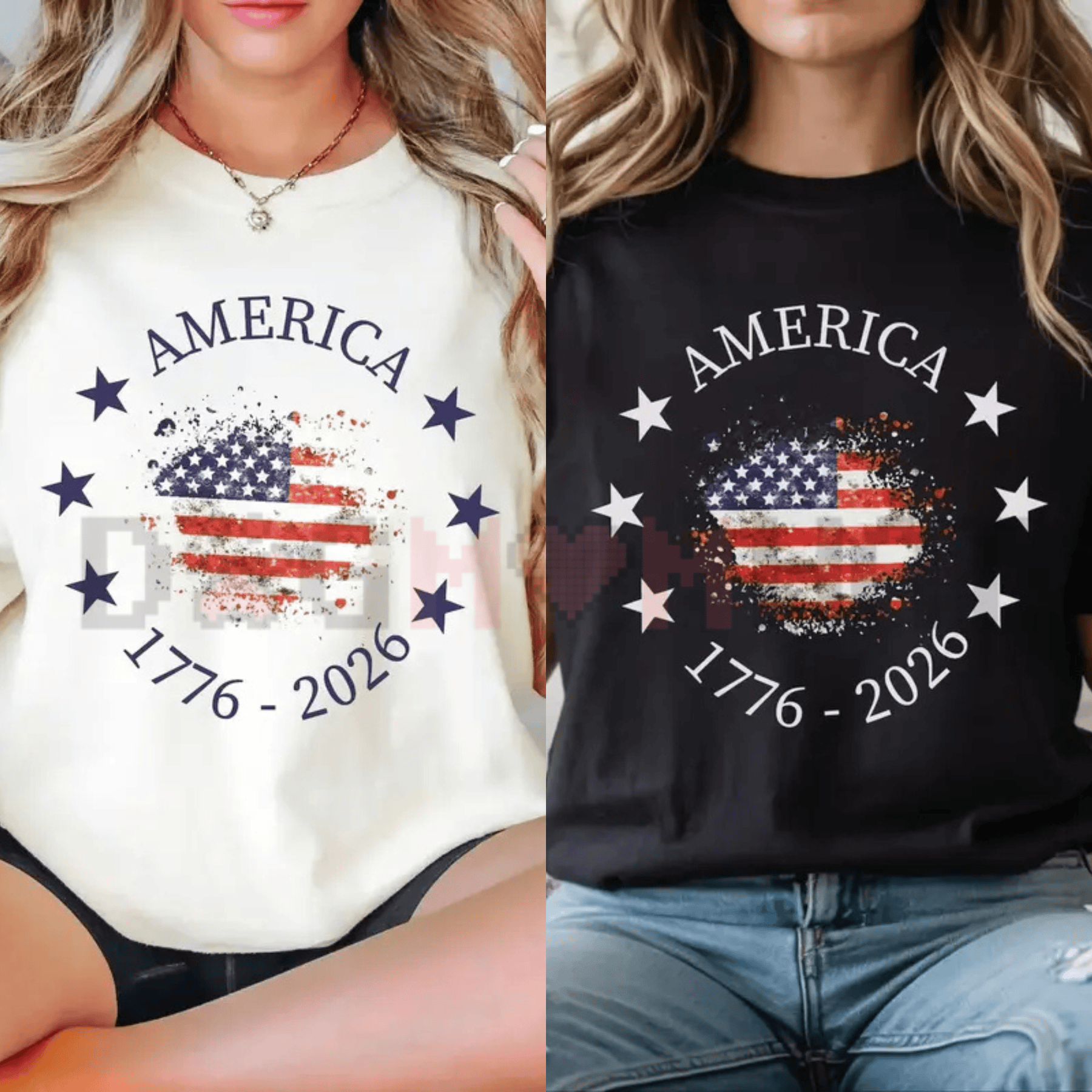 America 250th Anniversary T-Shirt – Vintage 1776 USA Flag Graphic Tee