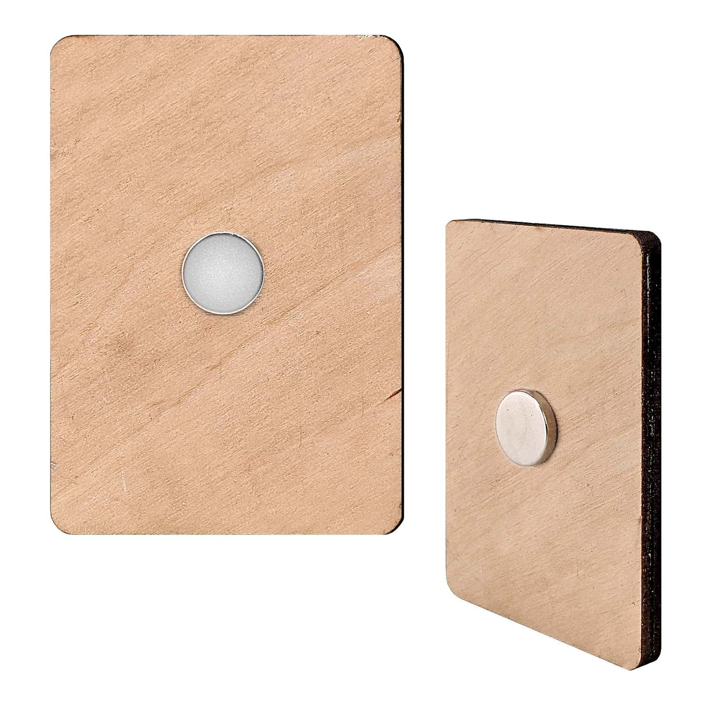 American Farmhouse Decorative Eco Wood Magnets Set of 6 by G. Debrekht - Patriotic Decor - 8090001G-S6