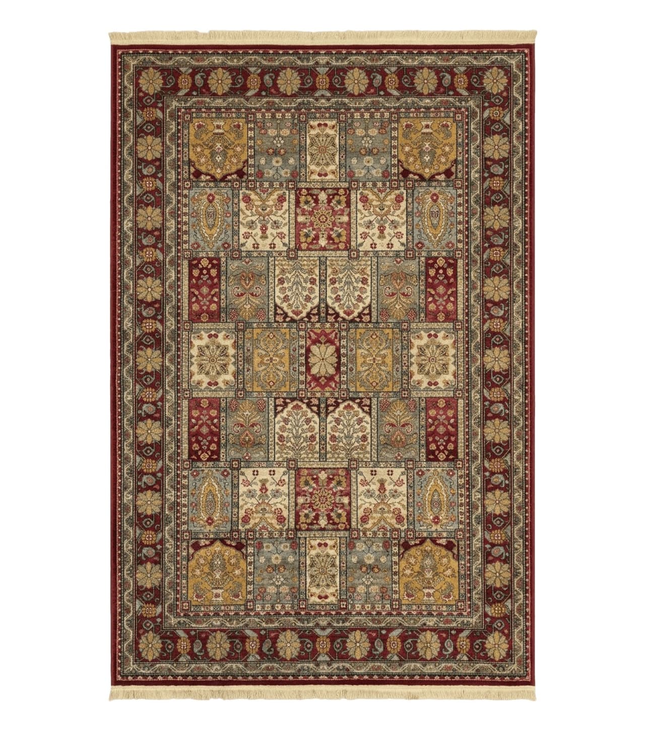 Karastan Rug 5.9 x 9 Antique Legends Bakhtiyari#2200-202, Karastan Area Rug, Wool Pile Vintage Karastan Carpet