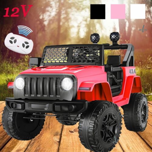 2-Seater 12V Electric Ride-On Car with Remote Control for Kids - Toy Truck with 2.4G Power Wheels