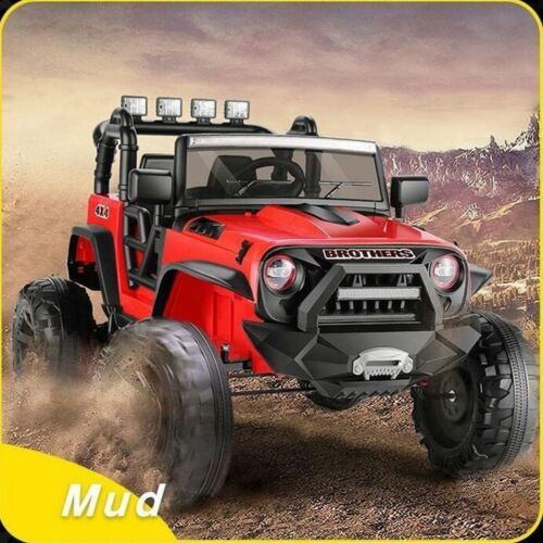 Electric 24V Kids Ride on Truck Car Jeep with MP3, LED Lights, and Remote Control