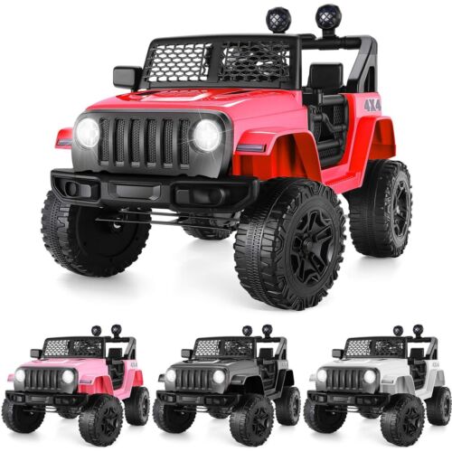 Electric Kids Ride On Car Power Wheels Jeep 2 Seater with 12V 7Ah Battery