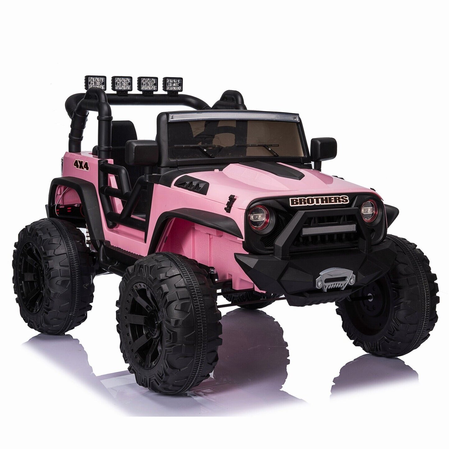 24V Battery-Powered Kids Ride On Truck with Remote Control, MP3 Player, USB Port, and LED Lights - 3 Speed Options