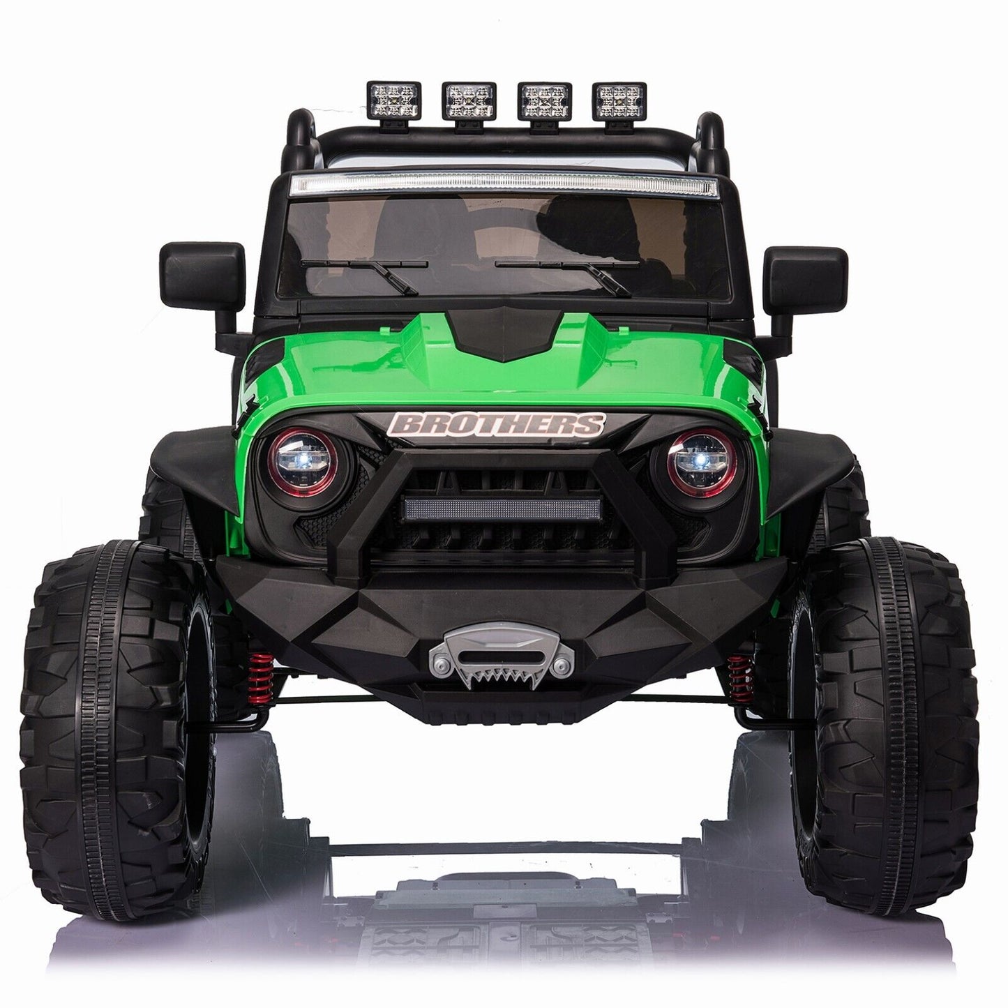 Electric 24V Kids Ride on Truck Car Jeep MP3 AUX w/Remote Control, 2 Seats and 400W Motor