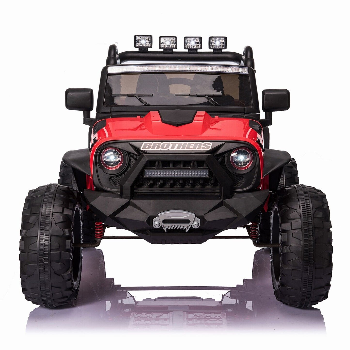 Electric 24V Kids Ride on Truck Car Jeep MP3 AUX w/Remote Control, 2 Seats and 400W Motor