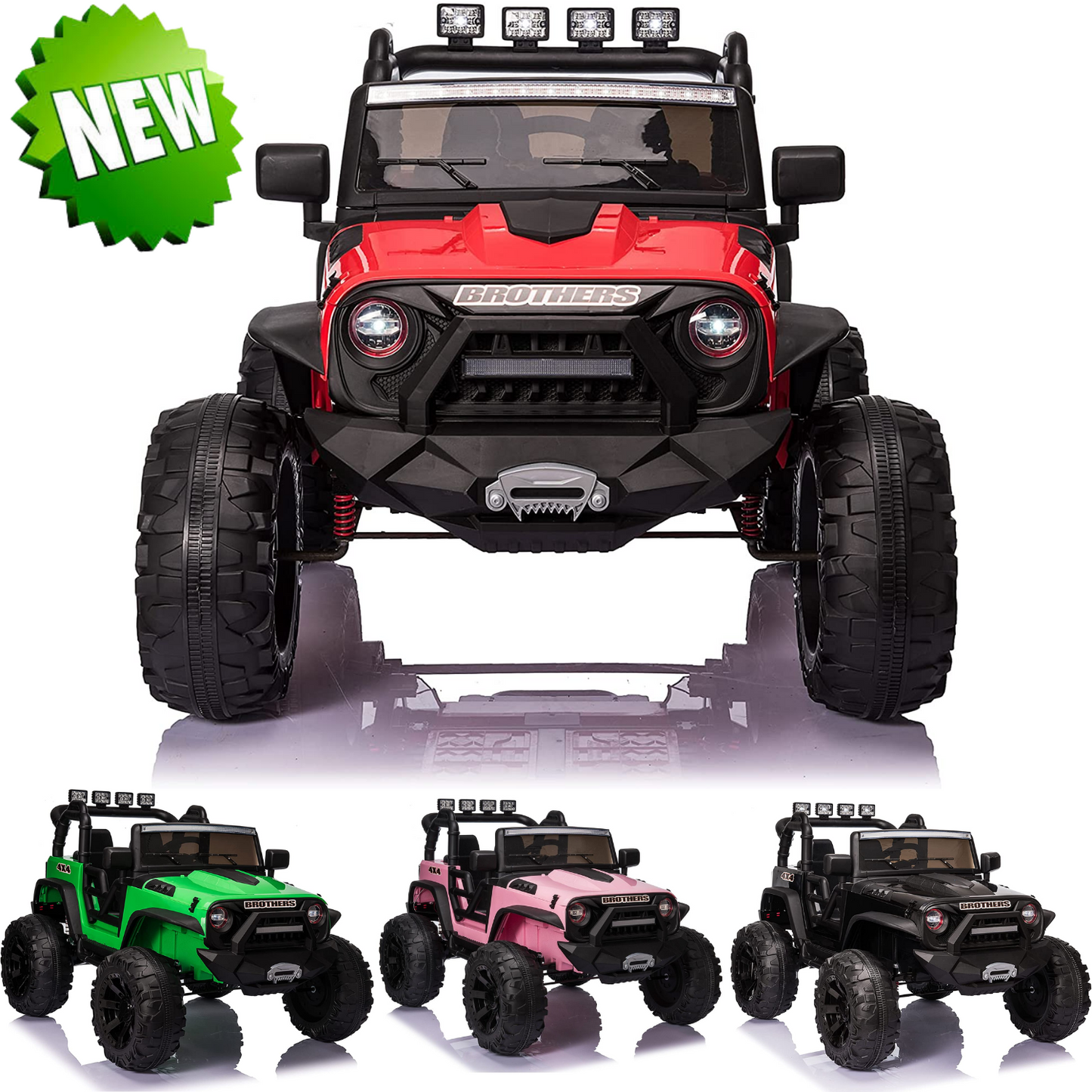 2-Seater Kids Electric Car with Parental Remote Control - 24V Ride On Truck for Endless Fun!