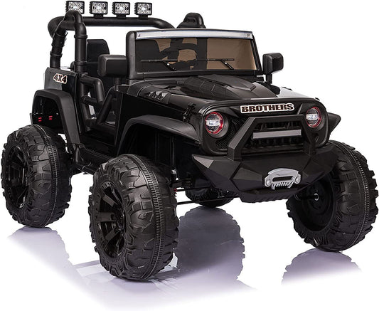 2-Seater Kids Ride On Truck with Remote Control and Powerful 200W Motors