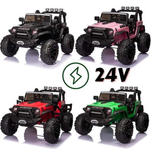 2-Seater Kids Ride On Truck with Remote Control and Powerful 200W Motors - Fun Toy Car for Children