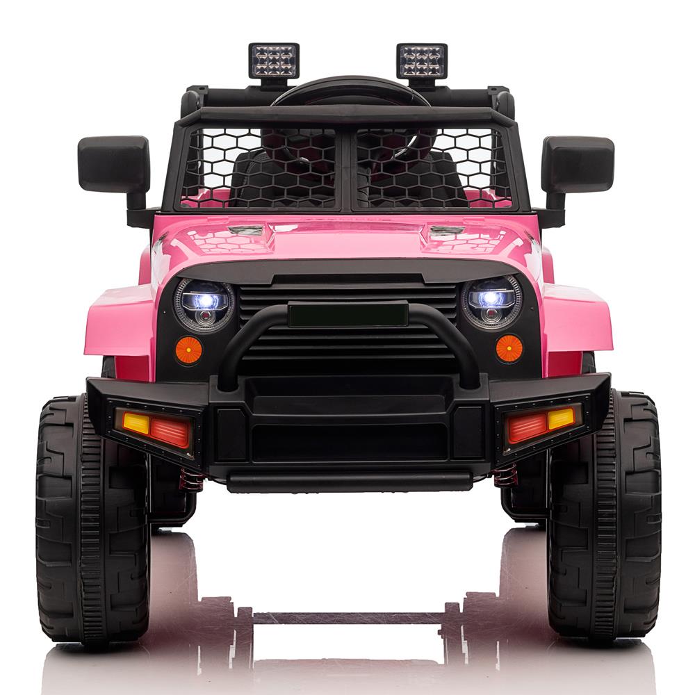 2.4G Remote Control Kids Ride On Car Truck with Light and Music - 12V, 2.8 mph Speed
