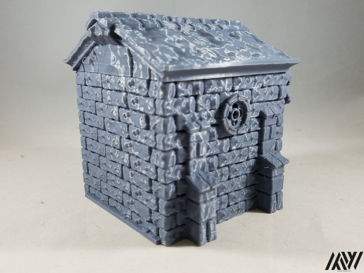 Mausoleum w/ Sarcophagus and Coffin