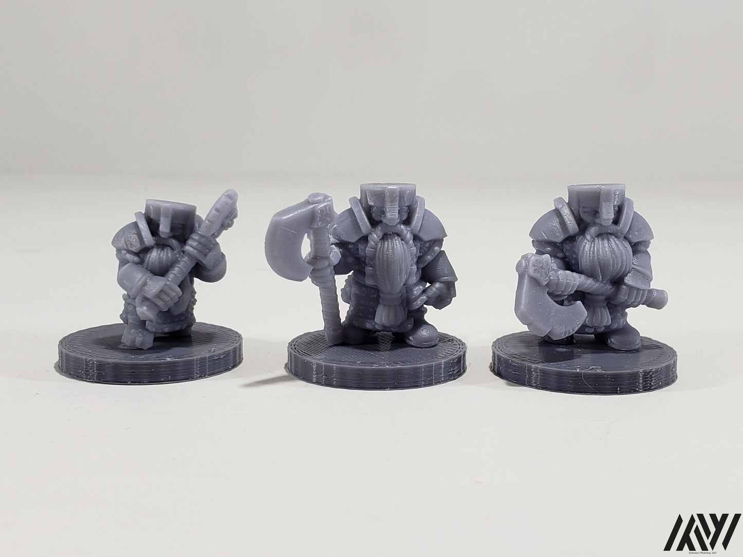 Dwarf with Double Handed Axe Set