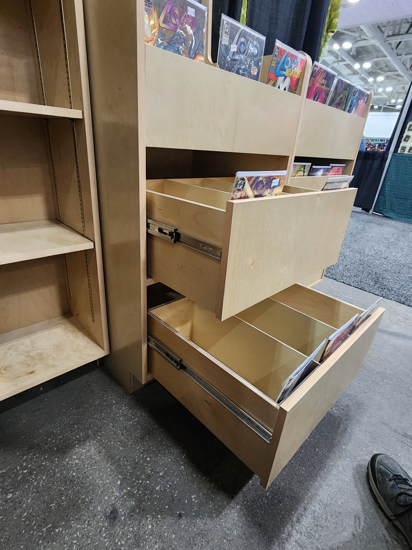 Wall Comic Book Display Cabinet