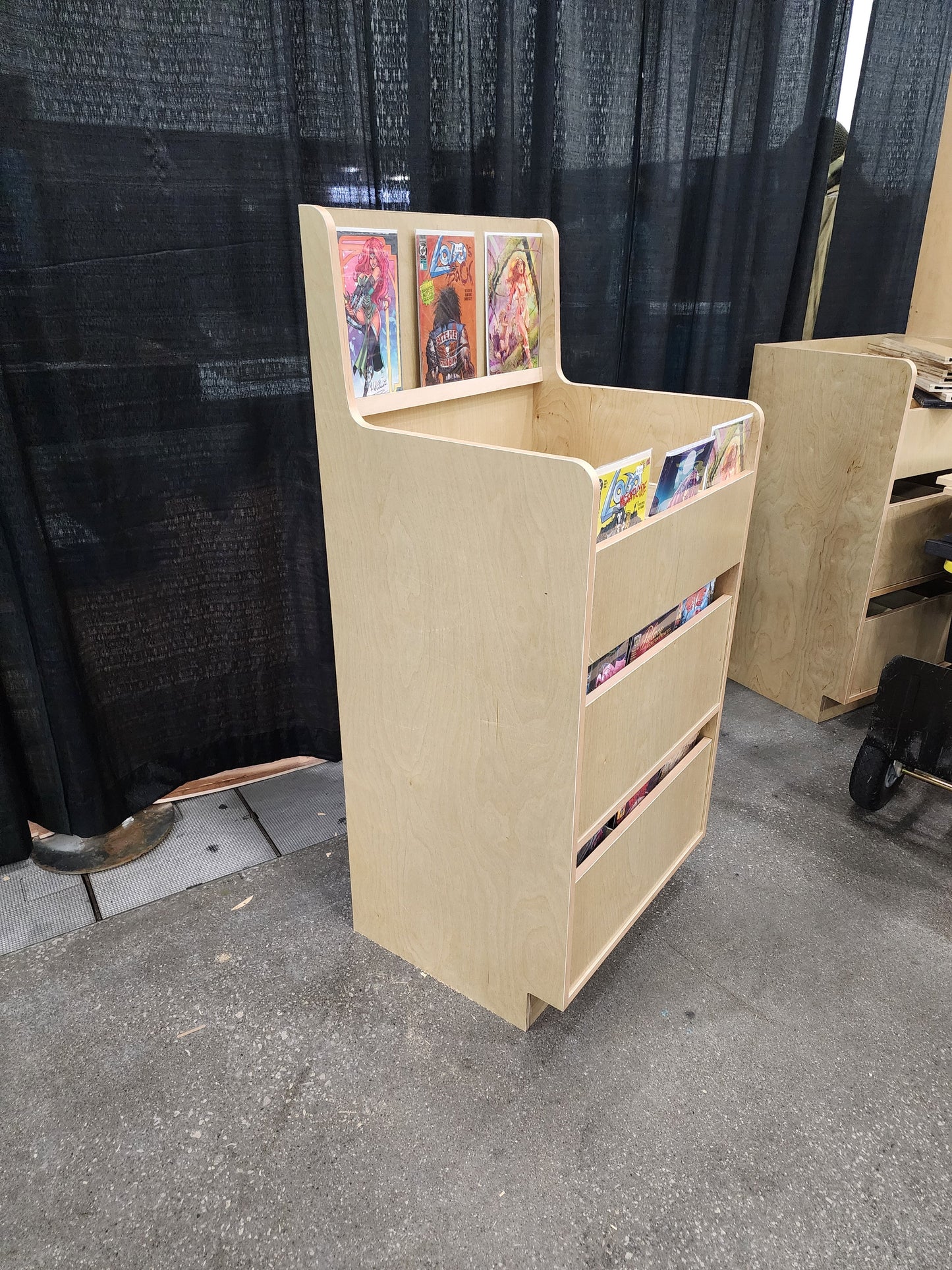 Wall Comic Book Display Cabinet
