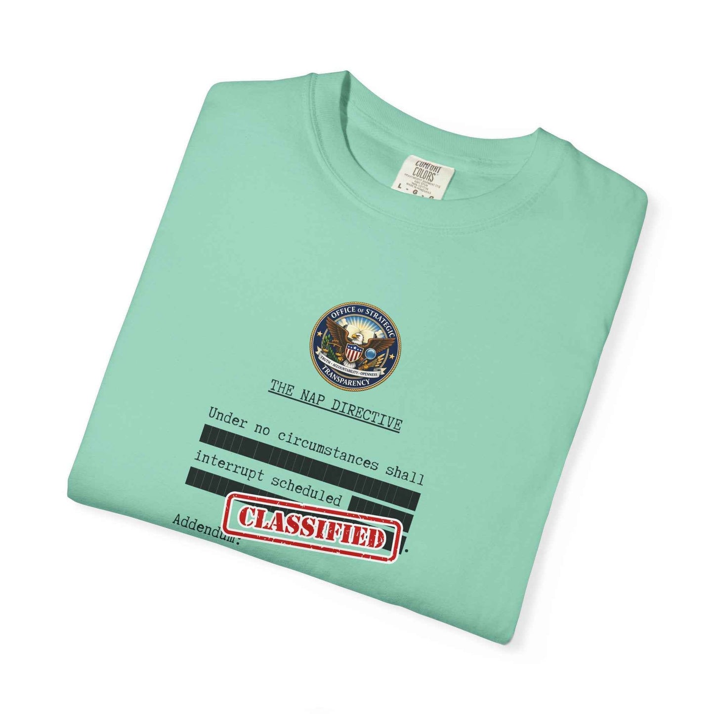 The Nap Directive Unisex T-Shirt – Official Rest Policy Graphic Tee