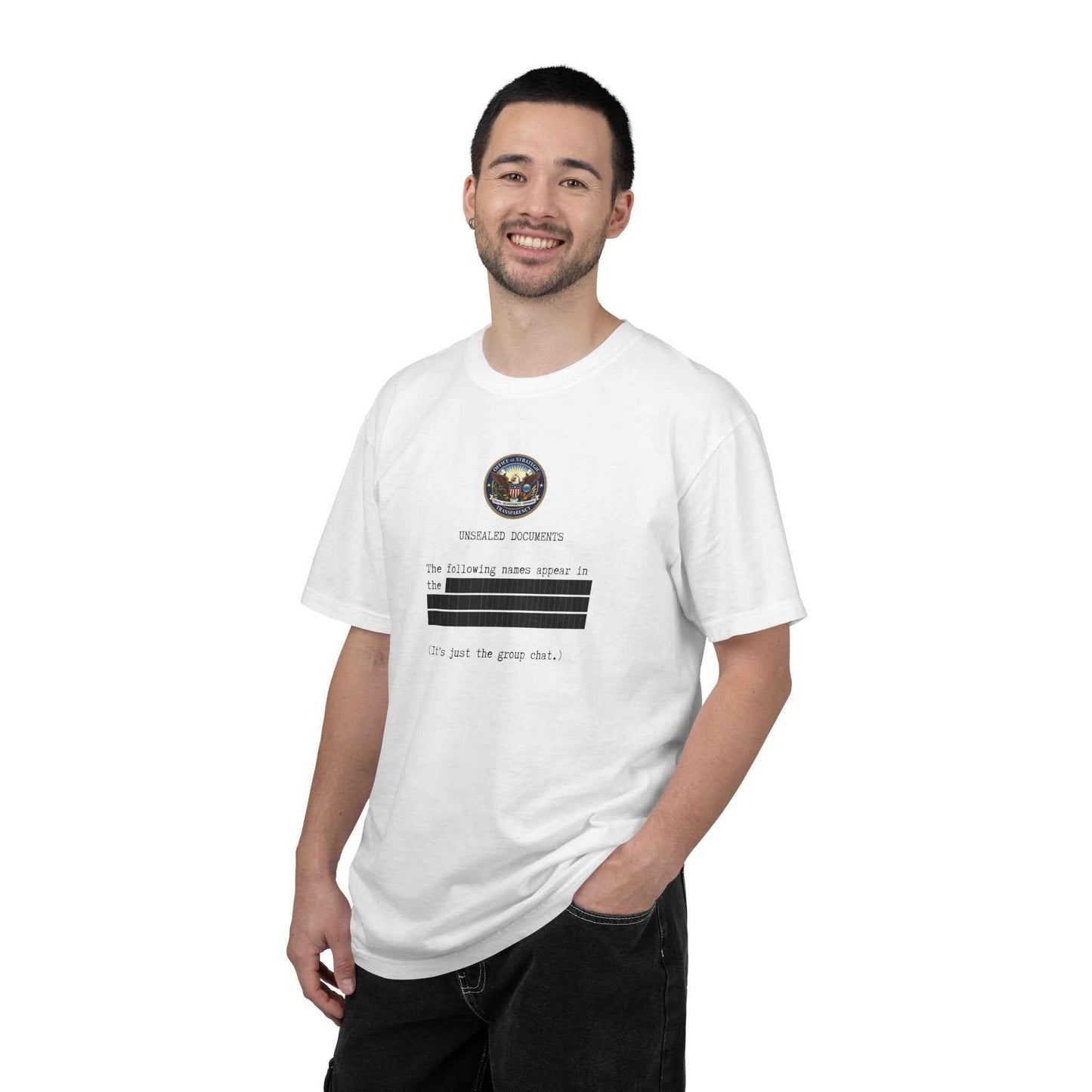 Unsealed Documents Unisex T-Shirt – Redacted Political Satire Tee