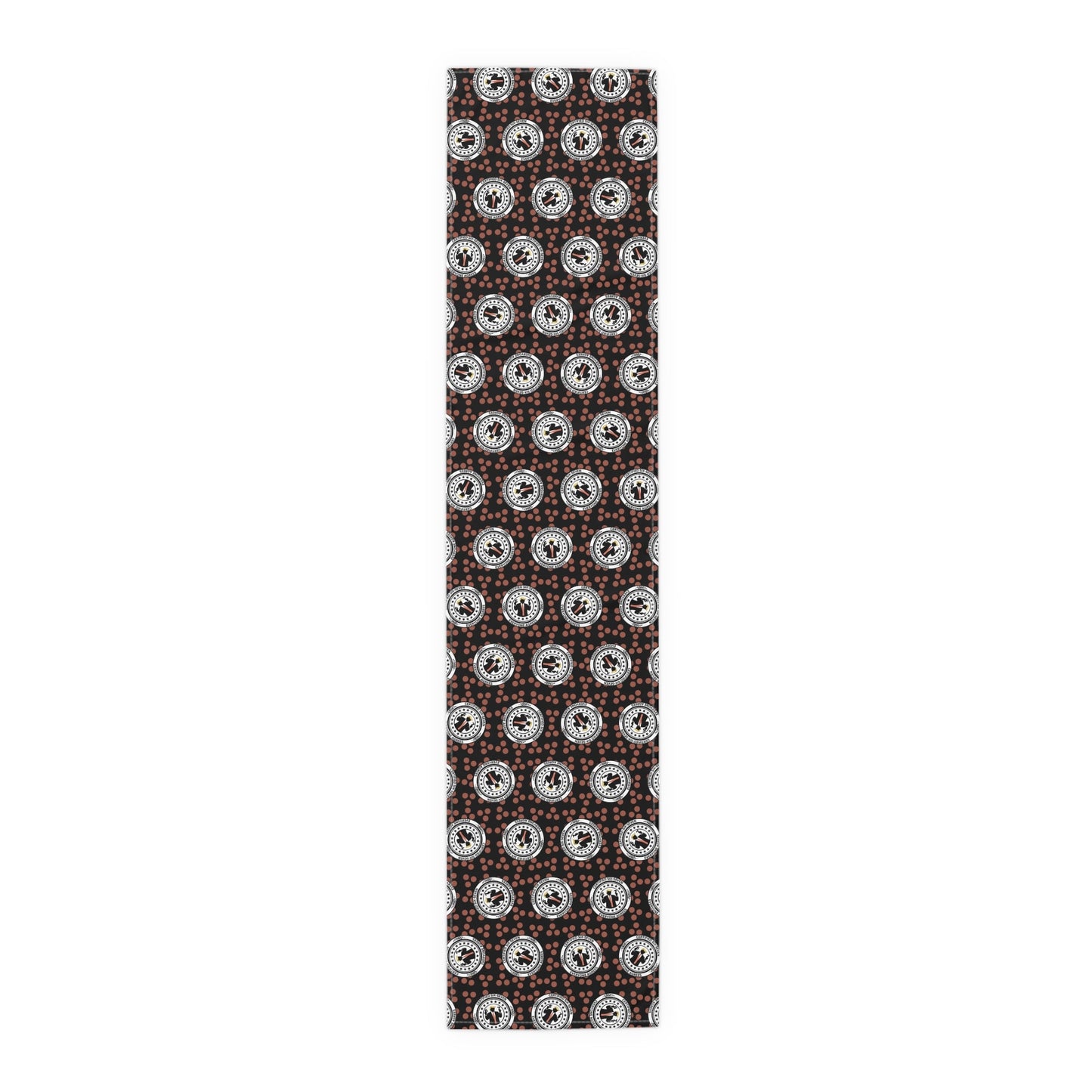 Certified Six Seven Table Runner – Political Parody Medallion Table Decor