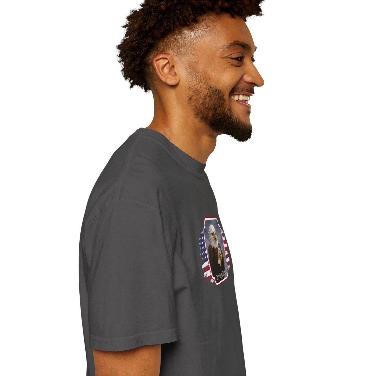“It’s Right Here” Political Parody T-Shirt