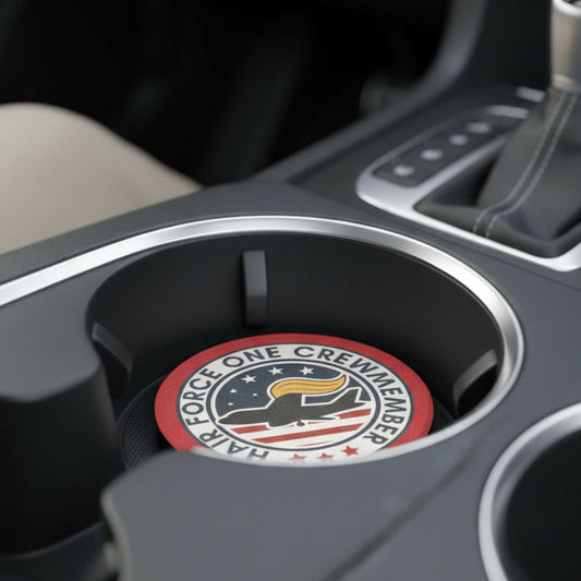Hair Force One Crewmember Car Coasters (Political Parody Set)
