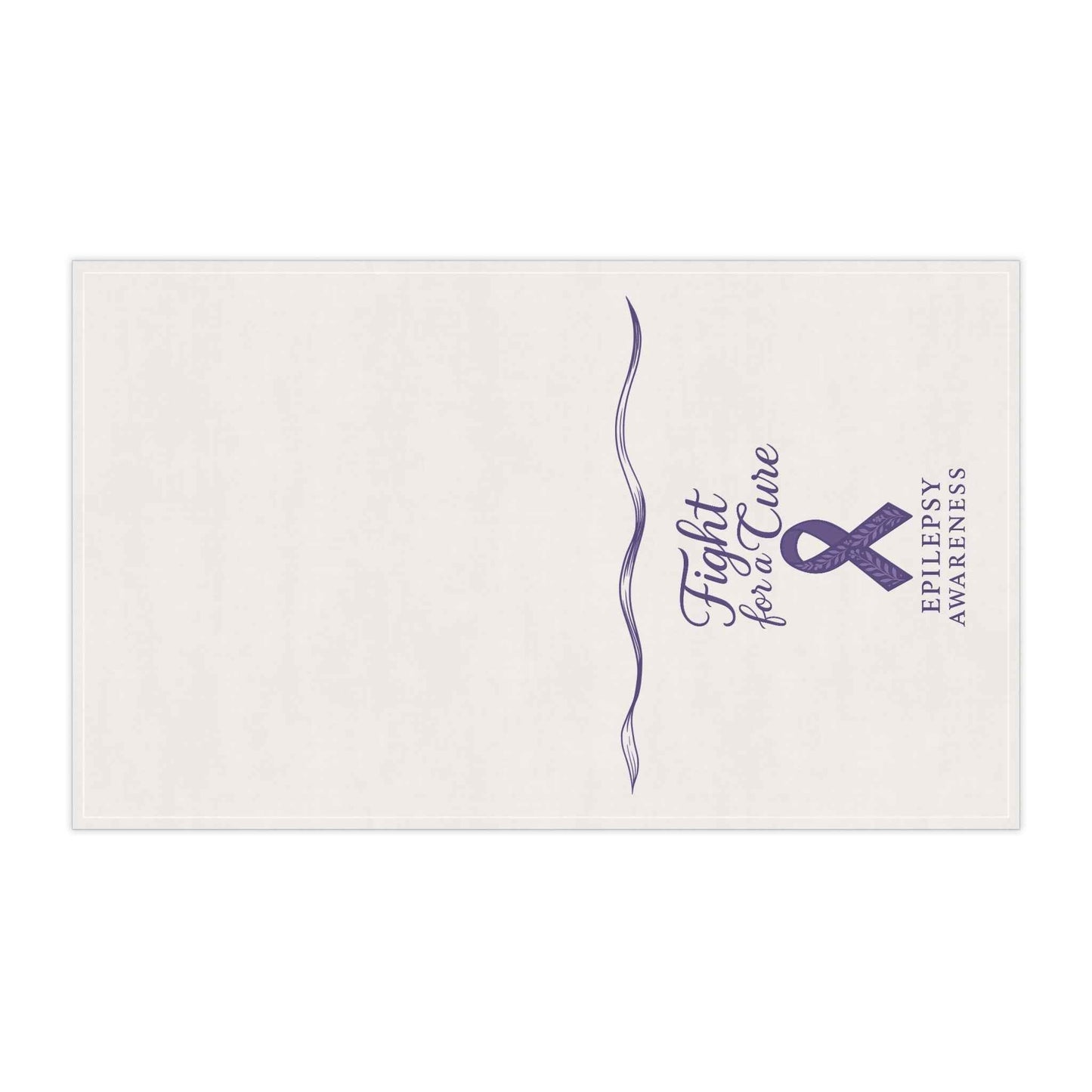 Fight for a Cure Tea Towel | Epilepsy Awareness Kitchen Towel