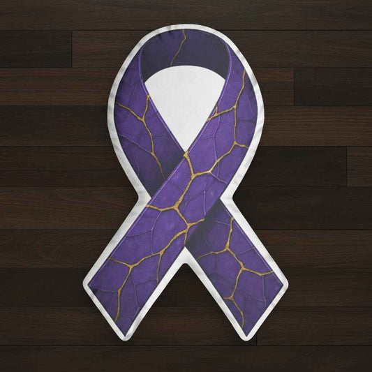 Kintsugi Ribbon Pillow — Strength, Reimagined