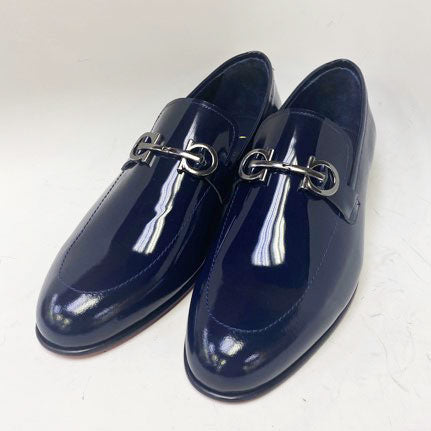 C Collection Patent Leather Loafer - Navy