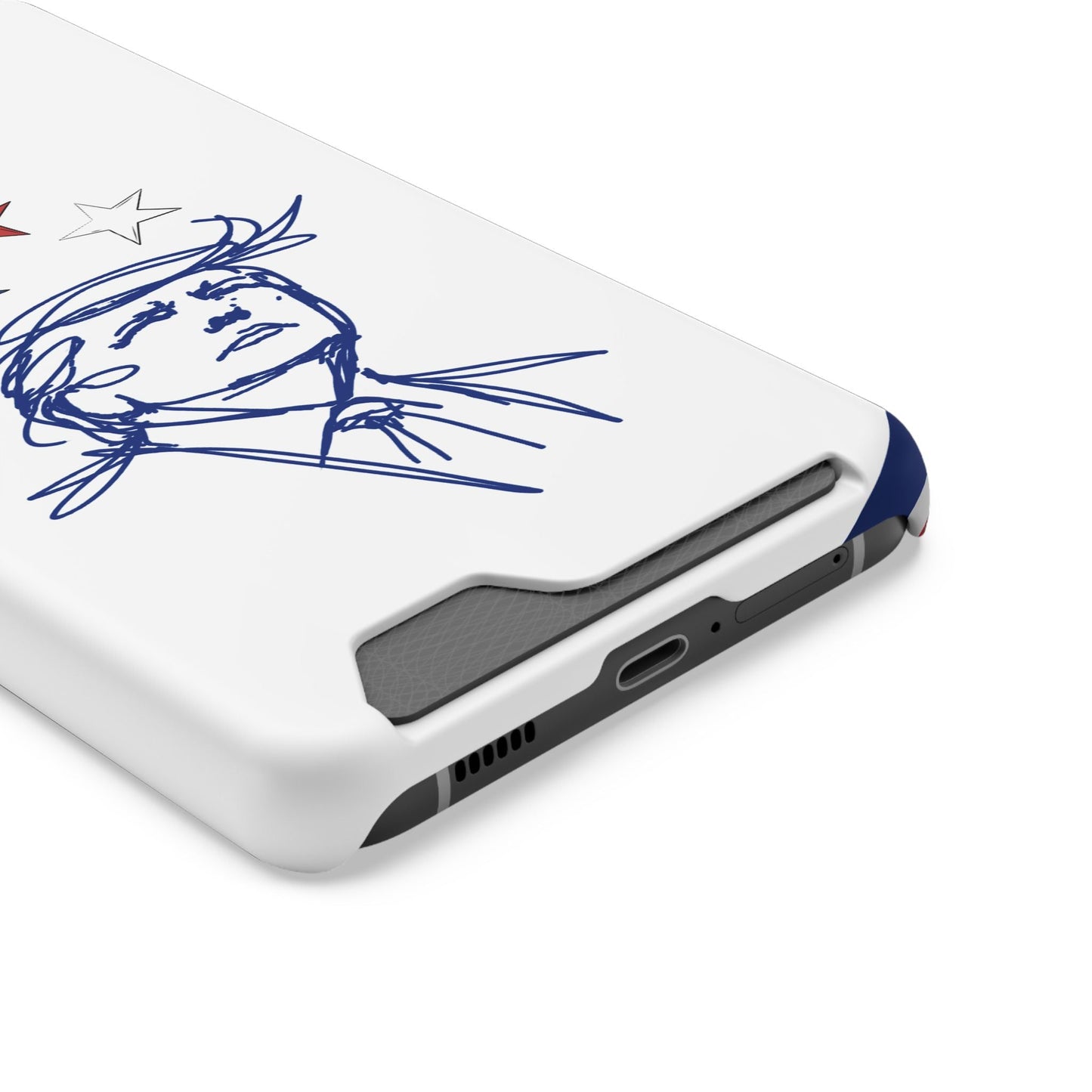 Minimal Line Portrait Samsung Case — Say Less Edition