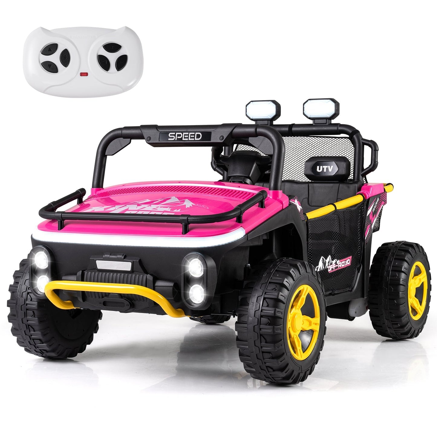 24V Ride on Toy for Kids 2 Seater Ride on Truck Car with Horn Music Story