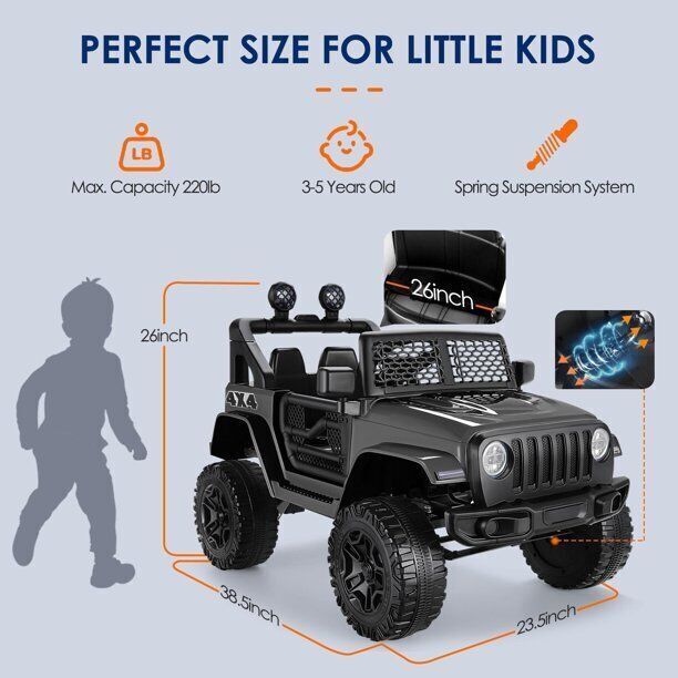 24V 12V Kids Electric Car with Remote Control - 2 Seater Ride On Truck