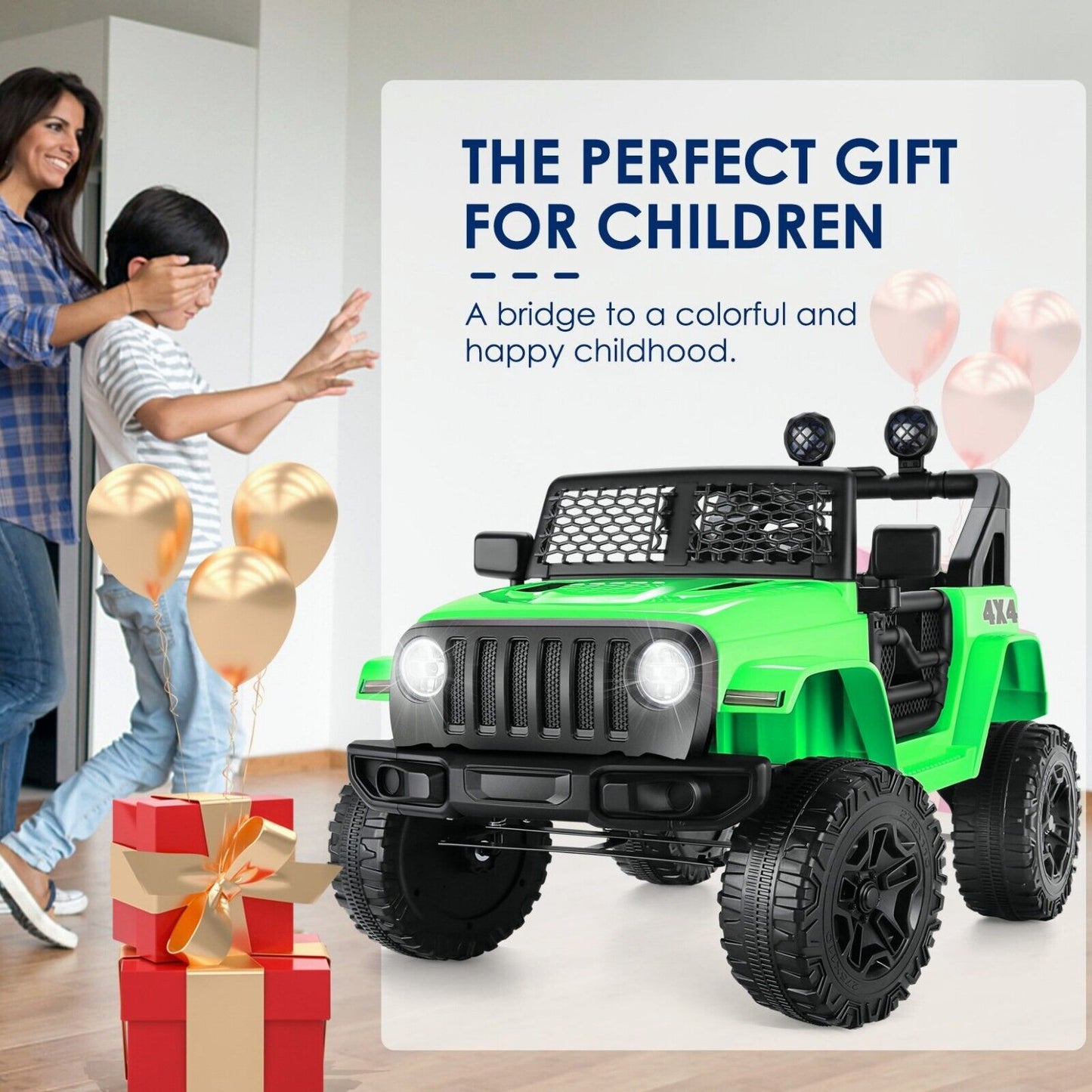 24V 12V Kids Electric Car with Remote Control - 2 Seater Ride On Truck