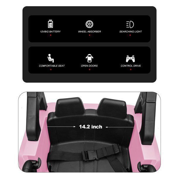 24V 12V Kids Electric Car with Remote Control - 2 Seater Ride On Truck