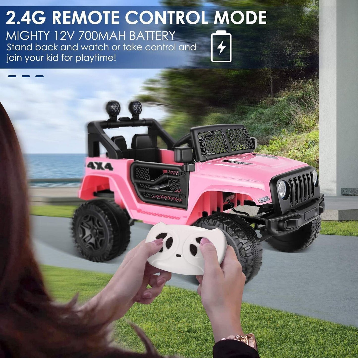 24V 12V Kids Electric Car with Remote Control - 2 Seater Ride On Truck