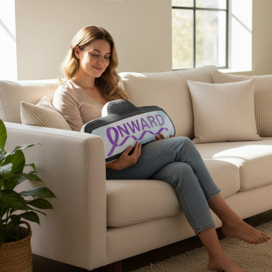 Onward Mirror Pillow — Forward, Even Now