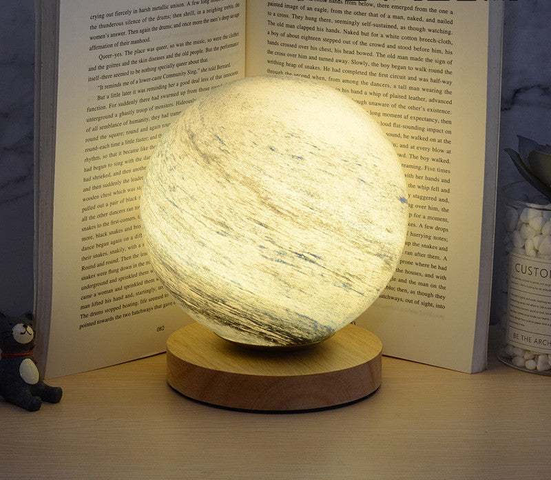 Orbital Spiral Moon Lamp