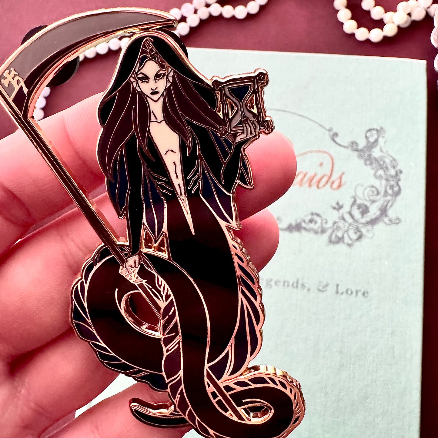 Enamel Pin - Saturn Celestial Mermaid