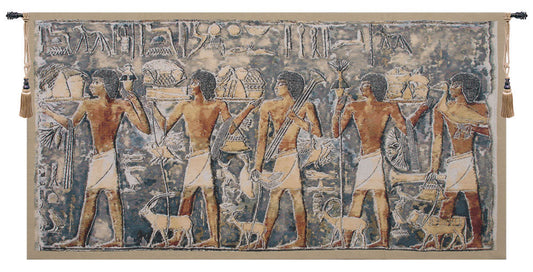 Saqqarah Blue Part 2 Belgian Tapestry Wall Art