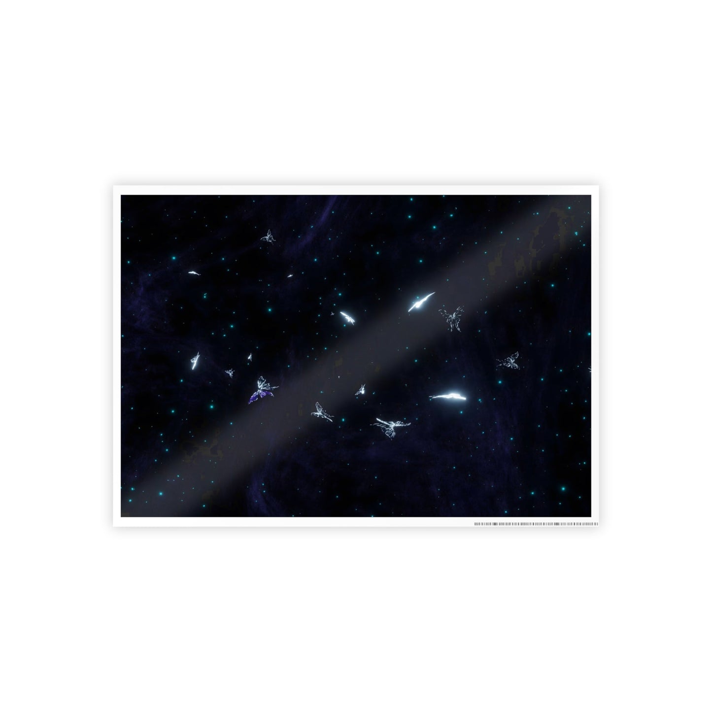 butterfly simulation [spectral cosmos] art print ii