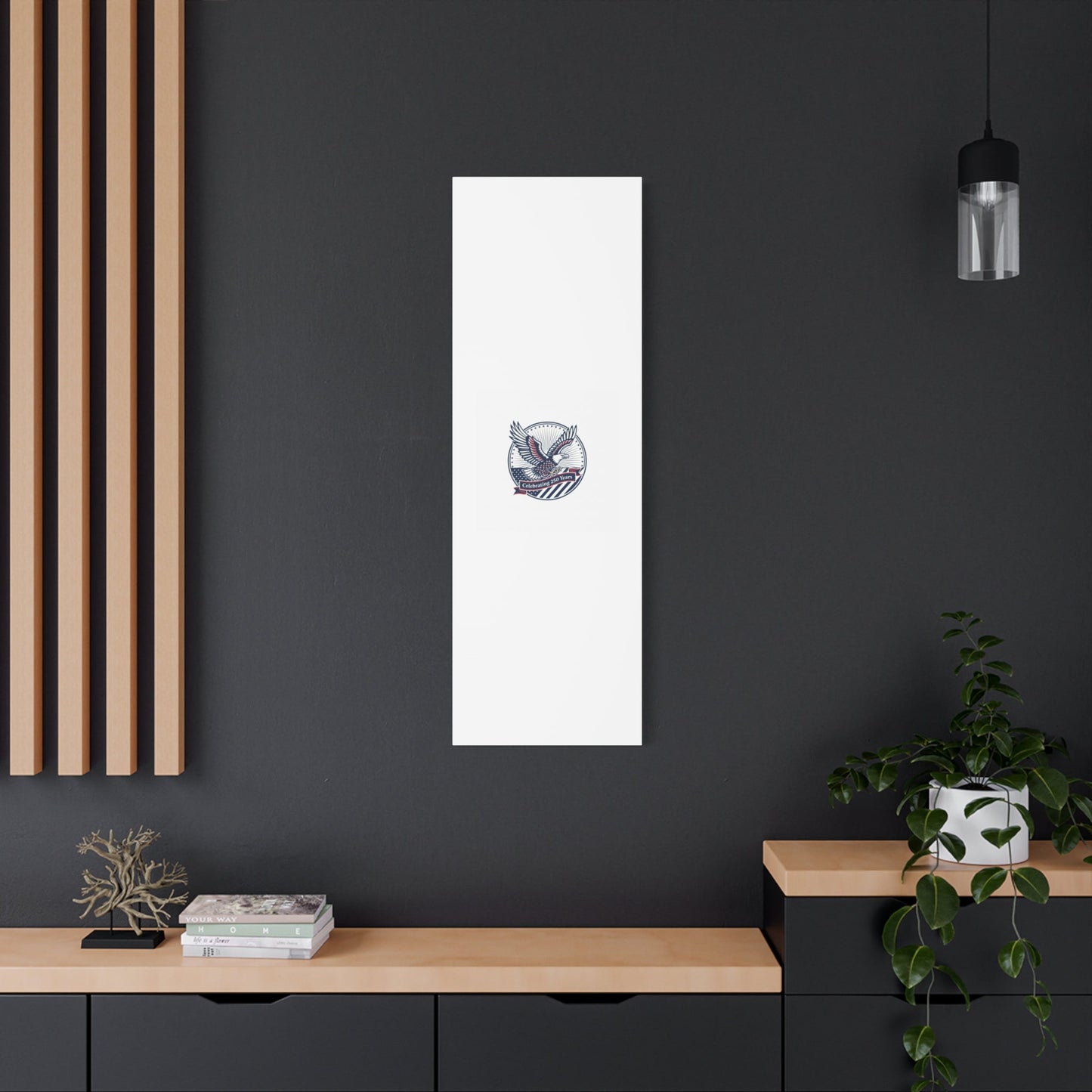 250th Anniversary Eagle Emblem Canvas | Semiquincentennial Americana