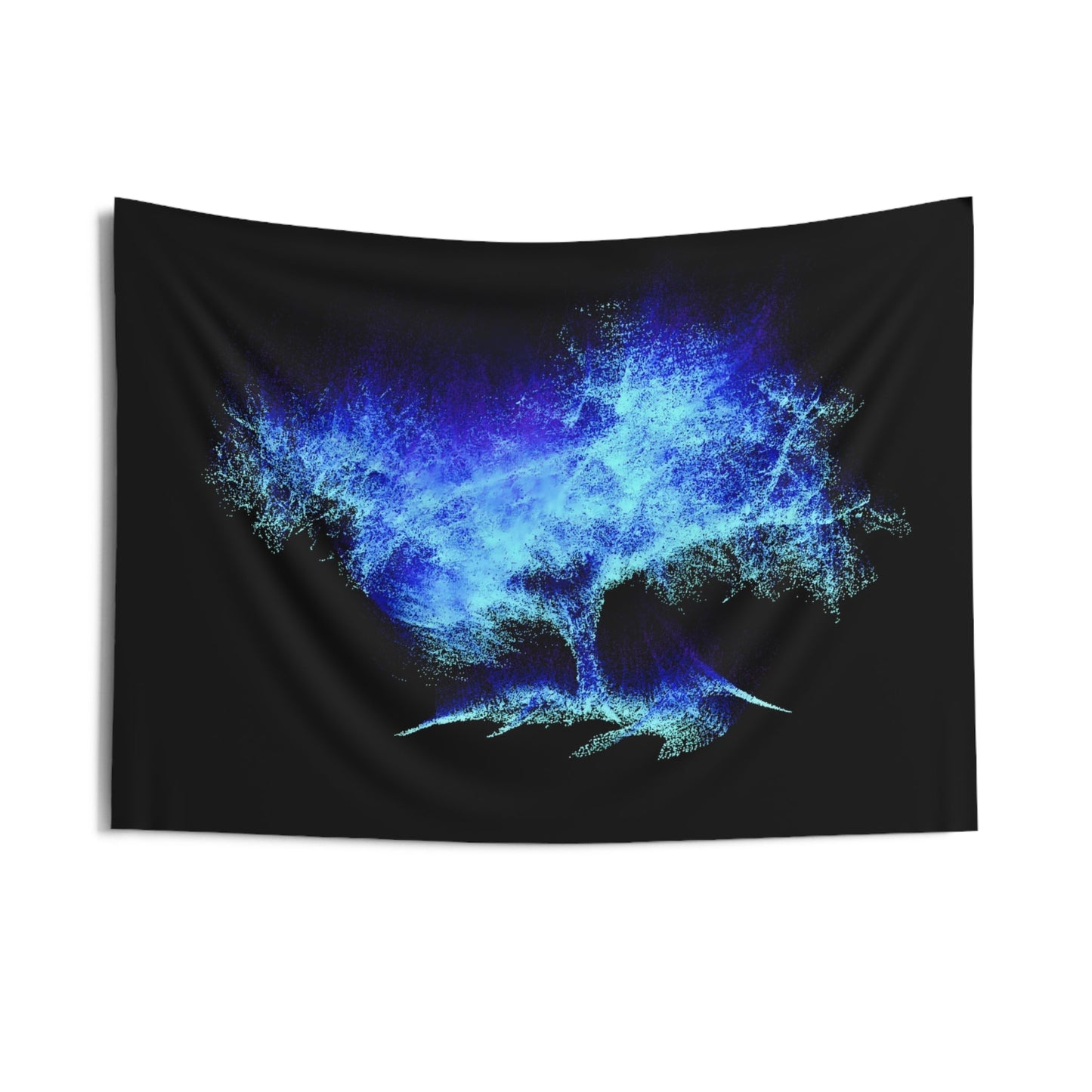 particle bonsai: time evaporation [fractal rotation] art tapestry i