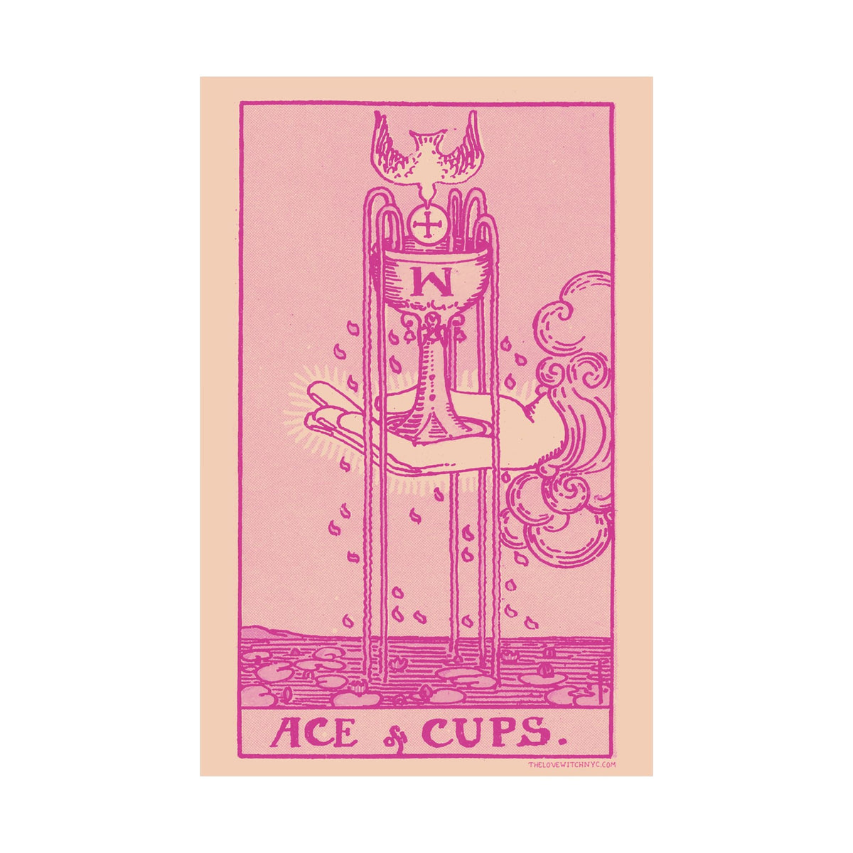 Ace of Cups Tarot Card Poster by The Love Witch