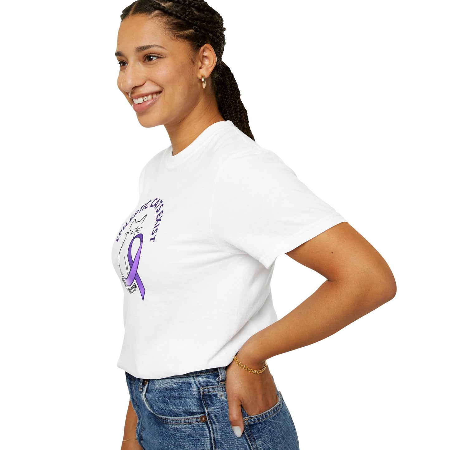 Epikitty Awareness T-Shirt – Epileptic Cats Exist. They Matter.