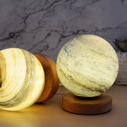 Orbital Spiral Moon Lamp