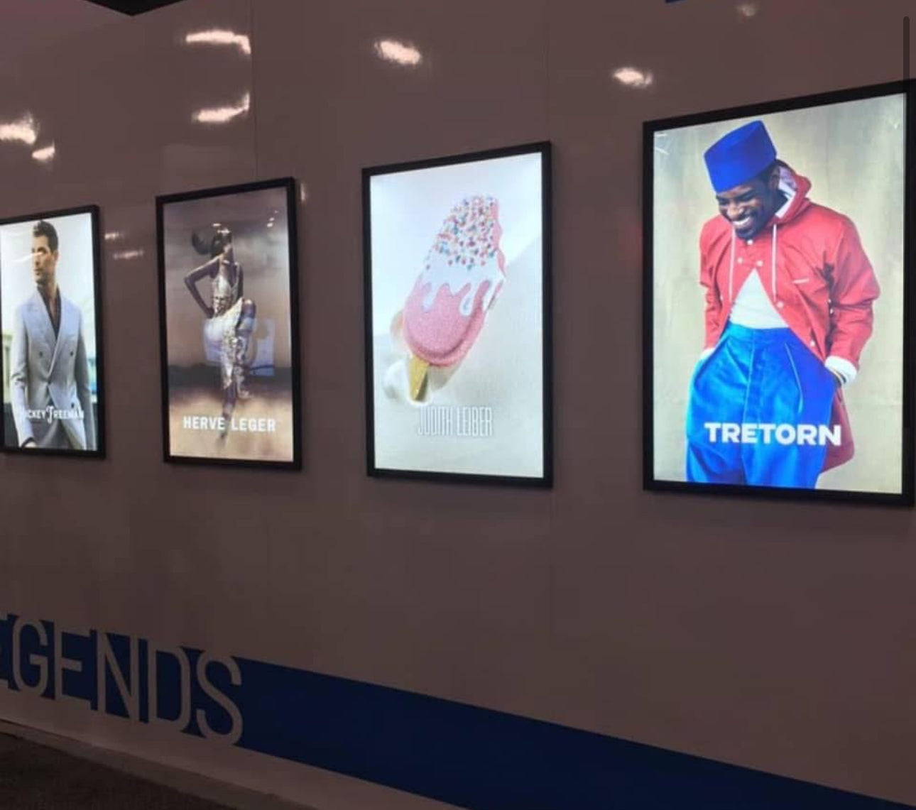2-PACK Glowbox "World Famous" LED Poster Frames