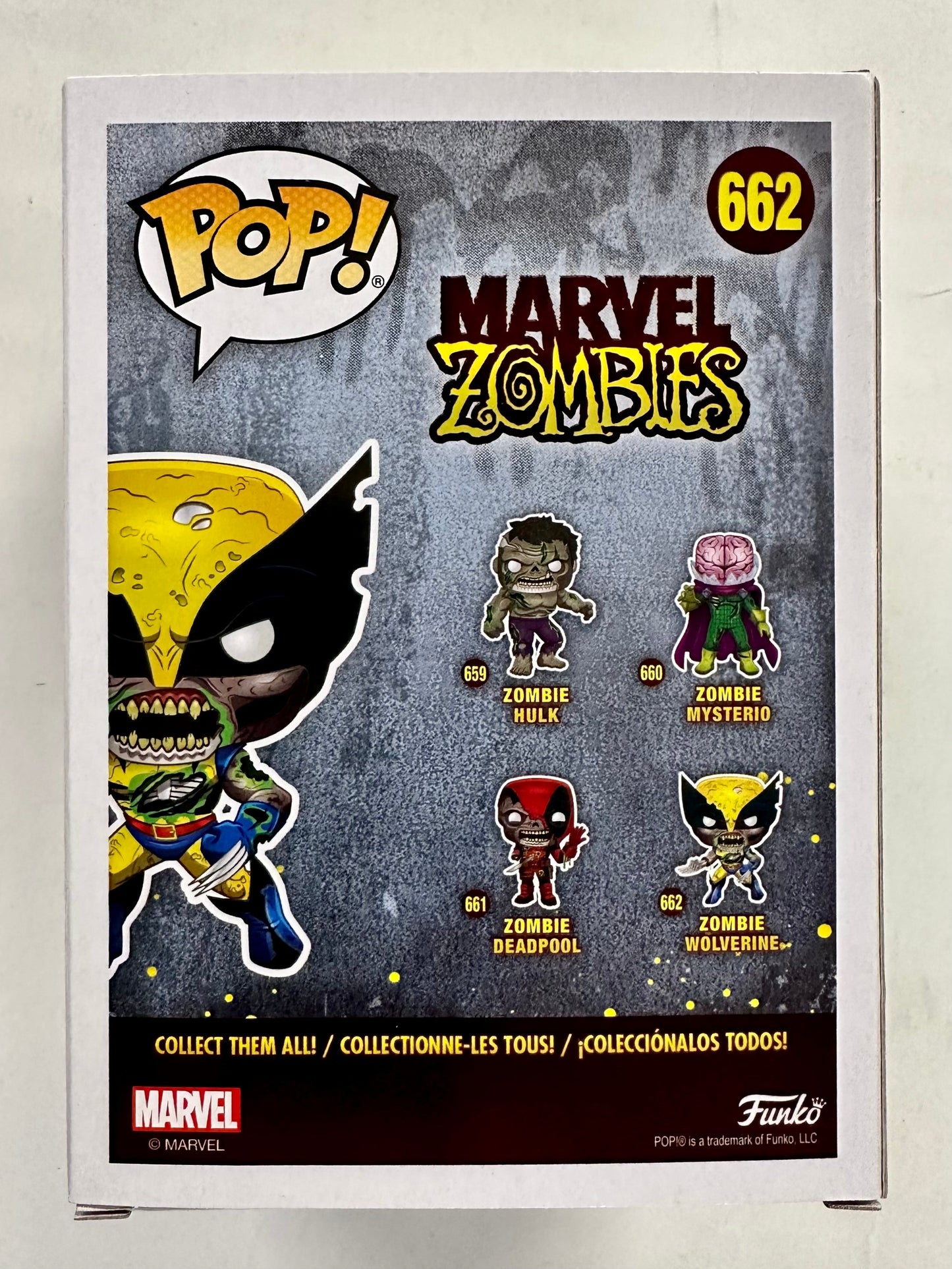 Funko Pop! Marvel Zombie Wolverine #662 Glow Entertainment Earth 2020 Exclusive