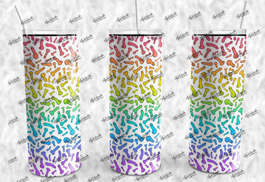 Naughty 20 oz Skinny Tumbler
