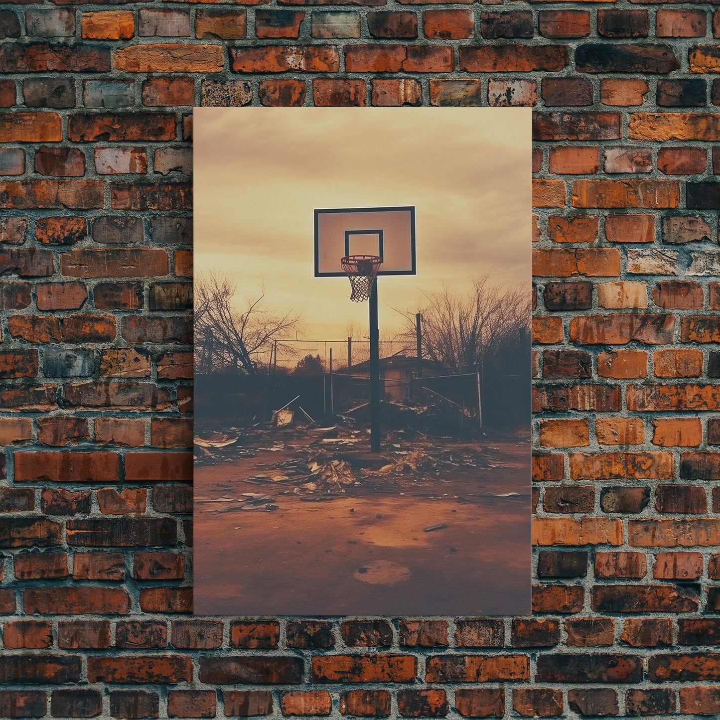Basketball Wall Art, Sports Wall Art, Canvas Print, Wall Hanging, Portrait Art, Family Home Decor, Housewarming Gift, College Dorm Decor