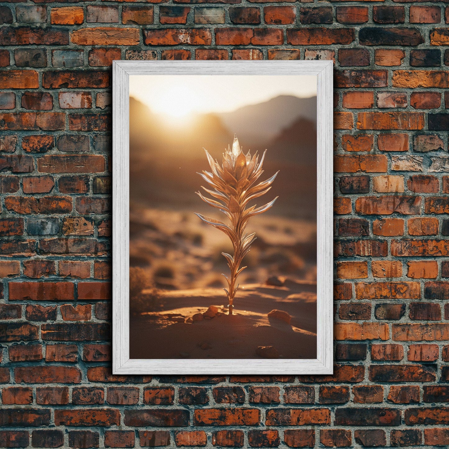 Giant Andersonia, Desert Art, Plant Art, Canvas Print, Wall Hanging, Portrait Art, Business Gift, College Dorm Decor, Minimalist Prints